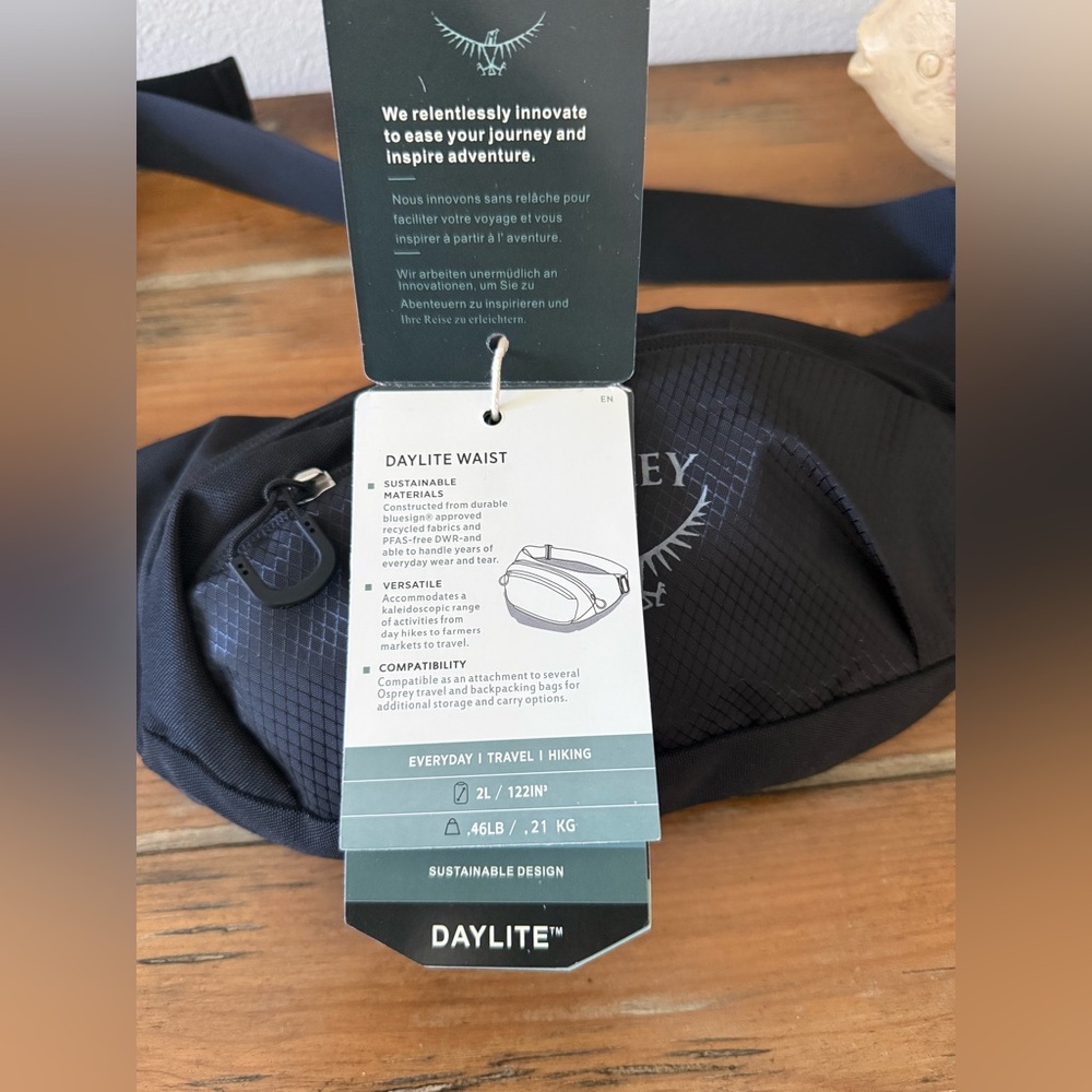 Osprey Black Waist Bag - Picture 6 of 9